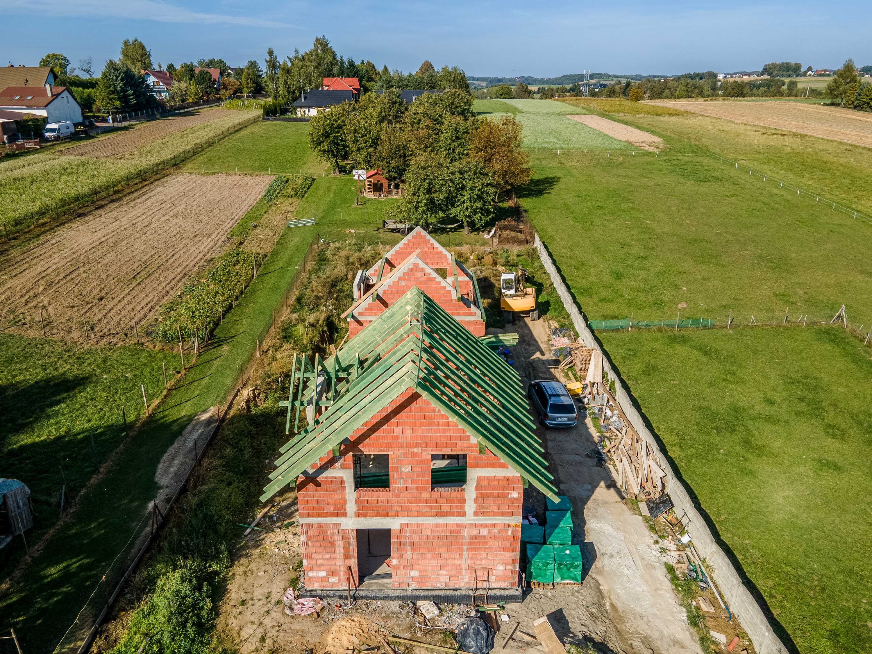Postępy prac na osiedlu "Anielski Zakątek" 18.10.2024