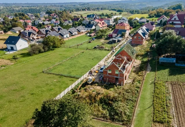 Postępy prac na osiedlu "Anielski Zakątek" 18.10.2024